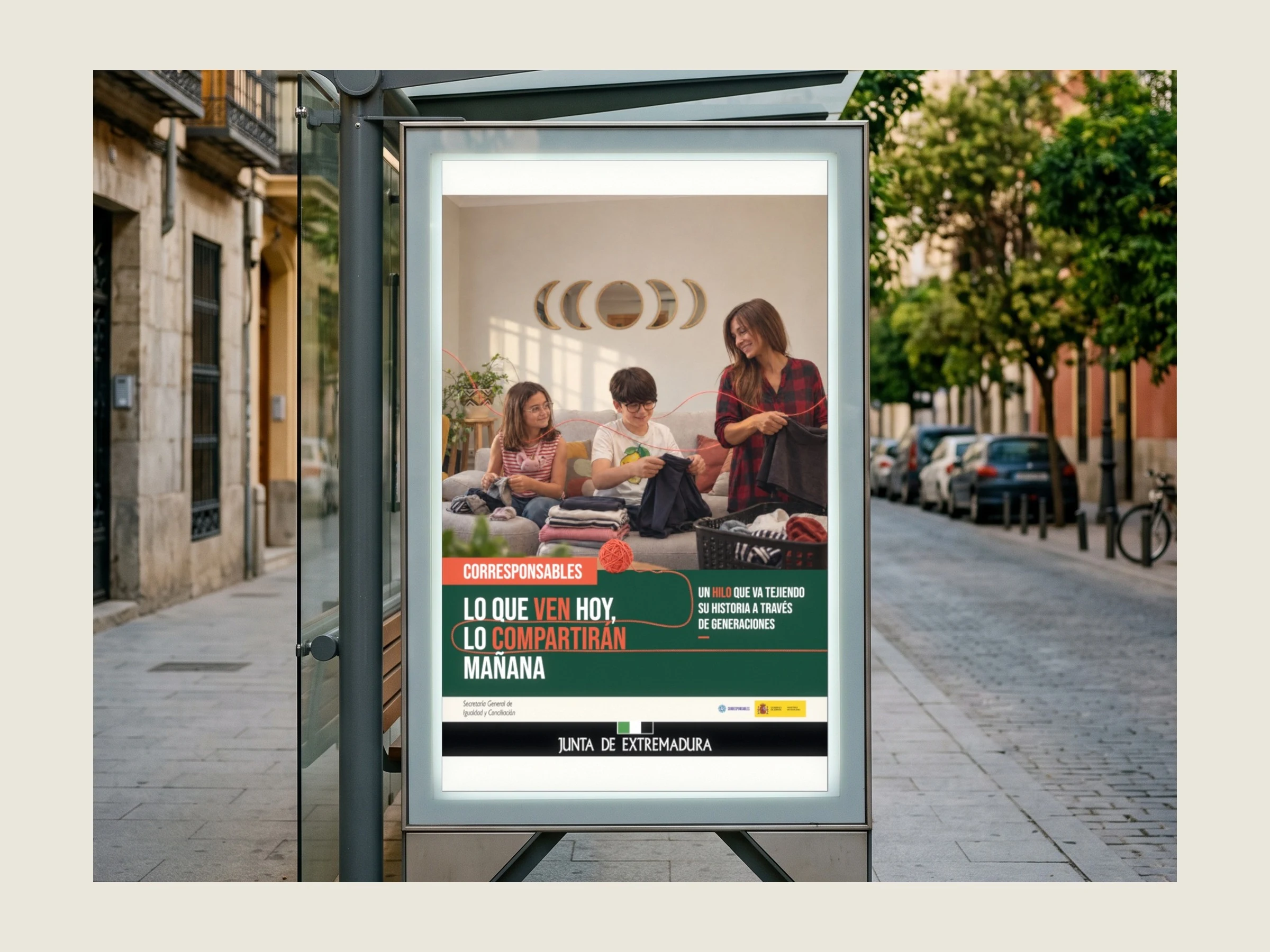 MUPI de la campaña Corresponsabilidad 2026
